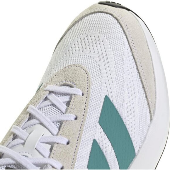 ⚡Adidas Mens White/Powder Teal/Grey Imported Lace-Up Ultradream DNA Sneakers - Picture 8 of 9